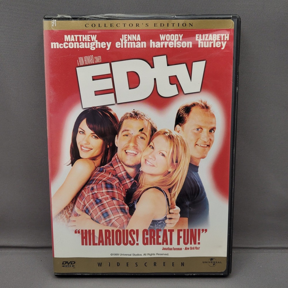 EDtv (DVD, 1999) McConaughey Elfman Harrelson Hurley